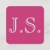 Carte de visite simple et chic de décorateur (Dos)