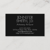 Carte de visite simple et classique (Devant)