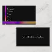 Carte De Visite Simple et coloré (Devant / Derrière)