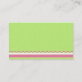 Carte De Visite Simple et doux/ rose (Dos)