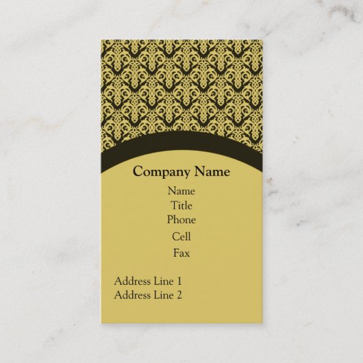 Carte de visite simple et élégant, beige (Devant)