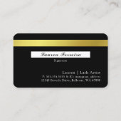 Carte de visite simple et élégante de style carte (Dos)