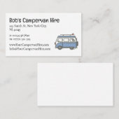 Carte de visite simple et mignonne de location de  (Devant / Derrière)