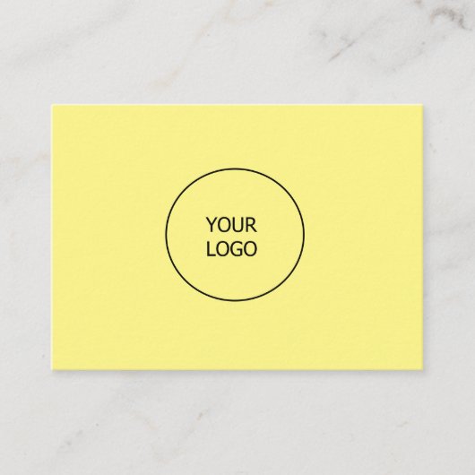 Carte De Visite simple et minimal ajouter votre logo entreprise pe (Devant)