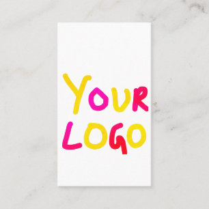 Carte De Visite simple et minimal ajoutez votre logo/votre design