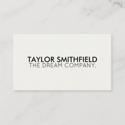 Carte De Visite Simple et moderne (Devant)