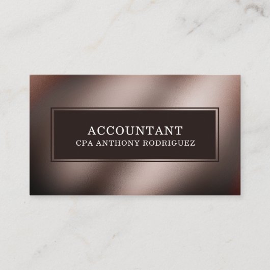 Carte De Visite Simple et moderne (Devant)