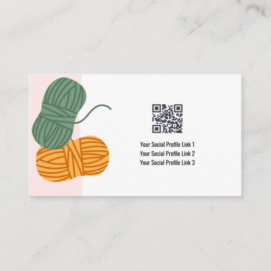 Carte de visite simple et moderne fait main (Dos)