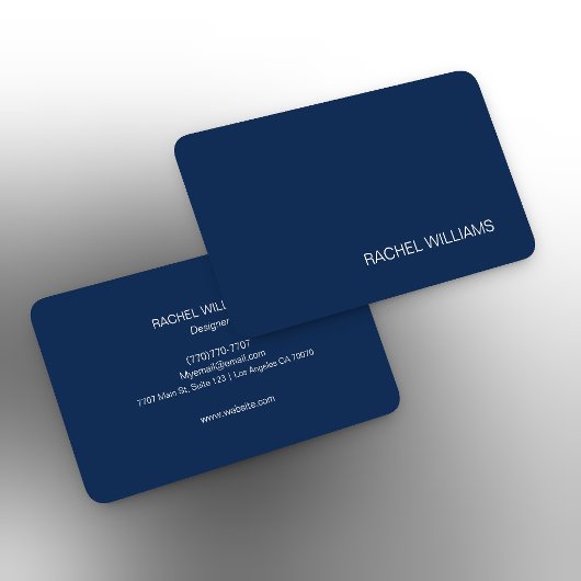 Carte de visite simple et moderne pour professionn