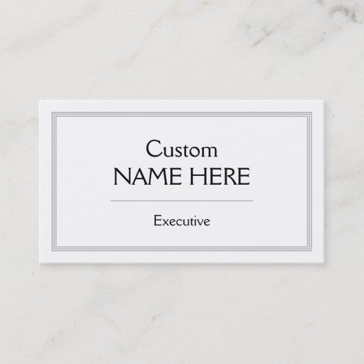 Carte de visite simple et professionnel (Devant)