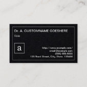 Carte de visite simple et professionnel (Devant)