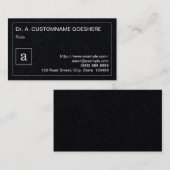 Carte de visite simple et professionnel (Devant / Derrière)
