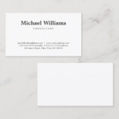Carte De Visite Simple et professionnel (Devant / Derrière)