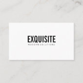 Carte De Visite Simple et professionnel avec icônes (Devant)