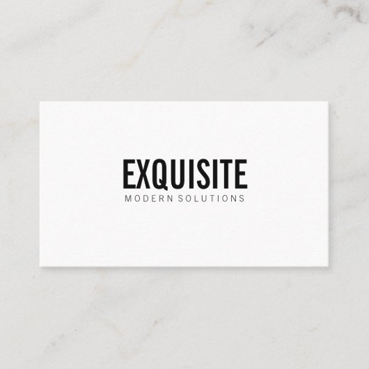 Carte De Visite Simple et professionnel avec icônes (Devant)