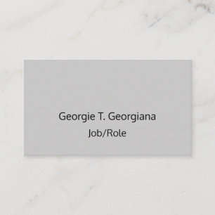 Carte de visite simple et respectueux