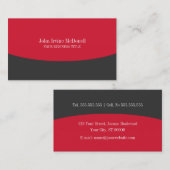 Carte de visite simple et simple (Devant / Derrière)