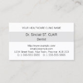 Carte de visite simple et simple (Devant)