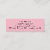 Carte de visite simple et simple de raboteuse de (Dos)