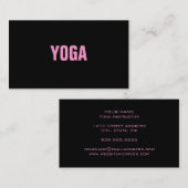 Carte de visite simple et simple d'instructeur de (Devant / Derrière)