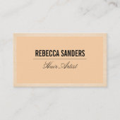 Carte De Visite Simple et subtil (Devant)