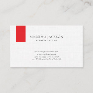 Carte de visite simple et unique pour avocat en dr
