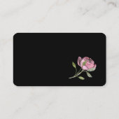 Carte De Visite Simple Foliing, Site Mariage RSVP Mini Business (Dos)