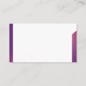 Carte De Visite Simple géométrique d'entreprise (Dos)