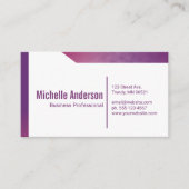 Carte De Visite Simple géométrique d'entreprise (Devant)