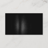 Carte de visite simple gris noir (Dos)