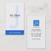 Carte De Visite Simple III (Devant / Derrière)