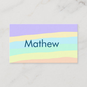 Carte De Visite simple lettre initiale monogramme ajouter votre no