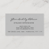 Carte De Visite Simple maquillage beauté Eyelash Lashes Parties sc (Dos)