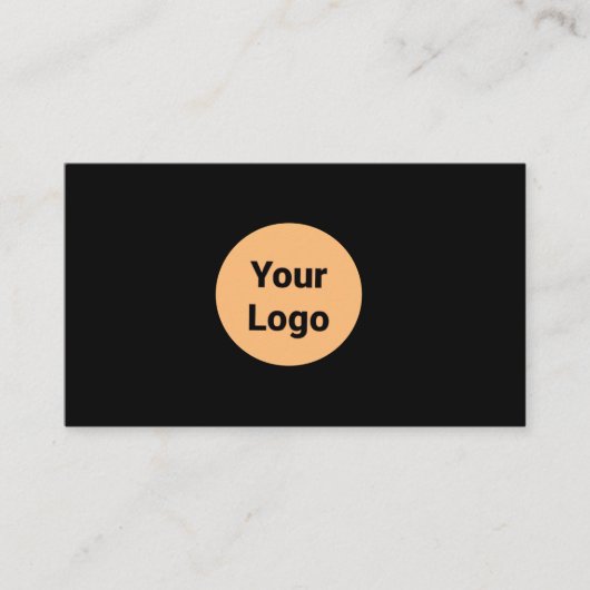 CARTE DE VISITE SIMPLE MINIMAL AJOUTER VOTRE LOGO TEXTE PERSONNALI (Devant)