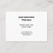 CARTE DE VISITE SIMPLE MINIMAL AJOUTER VOTRE LOGO TEXTE PERSONNALI (Dos)