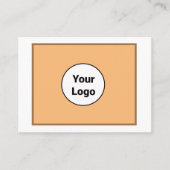 CARTE DE VISITE SIMPLE MINIMAL AJOUTER VOTRE LOGO TEXTE PERSONNALI (Devant)