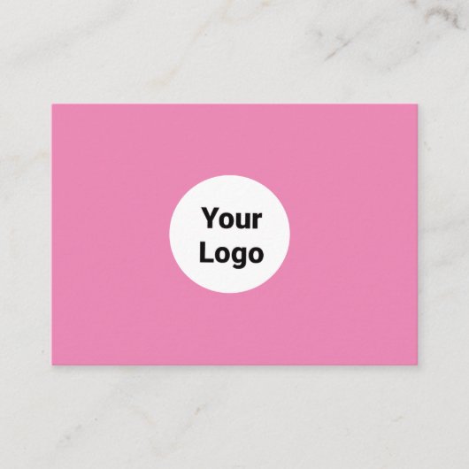 CARTE DE VISITE SIMPLE MINIMAL AJOUTER VOTRE LOGO TEXTE PERSONNALI (Devant)