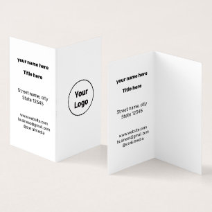 CARTE DE VISITE SIMPLE MINIMAL AJOUTER VOTRE LOGO TEXTE PERSONNALI