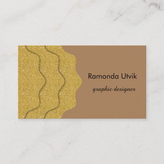 Carte de visite simple minimal propre (Devant)