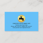 Carte De Visite Simple Minimalist Gold Faucet Home Plumbing (Dos)