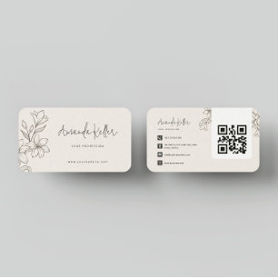 Carte De Visite Simple minimaliste