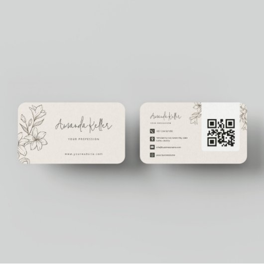 Carte De Visite Simple minimaliste