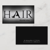 Carte de visite simple minimaliste élégant (Devant / Derrière)