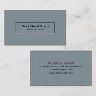 Carte de visite simple minimaliste moderne