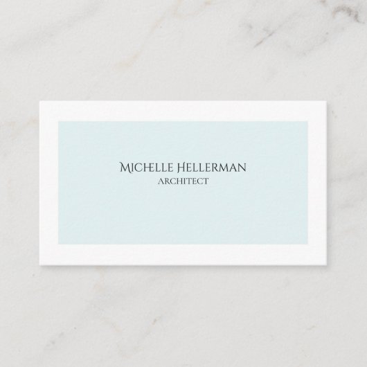 Carte de visite simple minimaliste moderne (Devant)