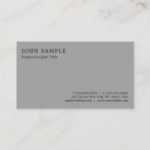 Carte De Visite Simple minimaliste moderne et élégant
