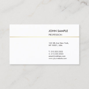 Carte De Visite Simple minimaliste moderne professionnel élégant b