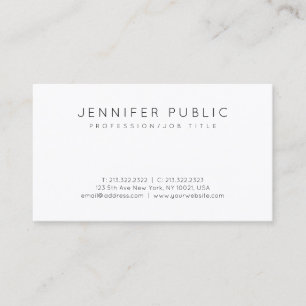 Carte De Visite Simple minimaliste moderne professionnel élégant b
