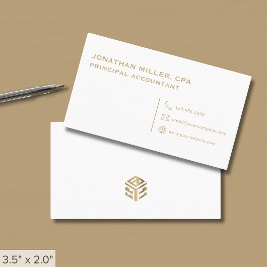 Carte De Visite Simple minimaliste professionnel