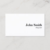 Carte de visite simple minimaliste simple (Devant)